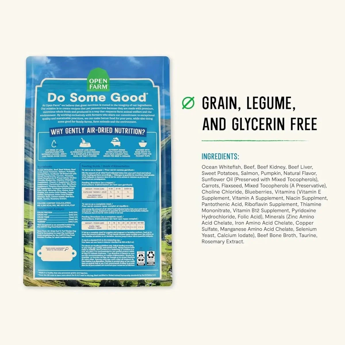 Open Farm Air Dried Surf & Turf Dog Food - Talis Us