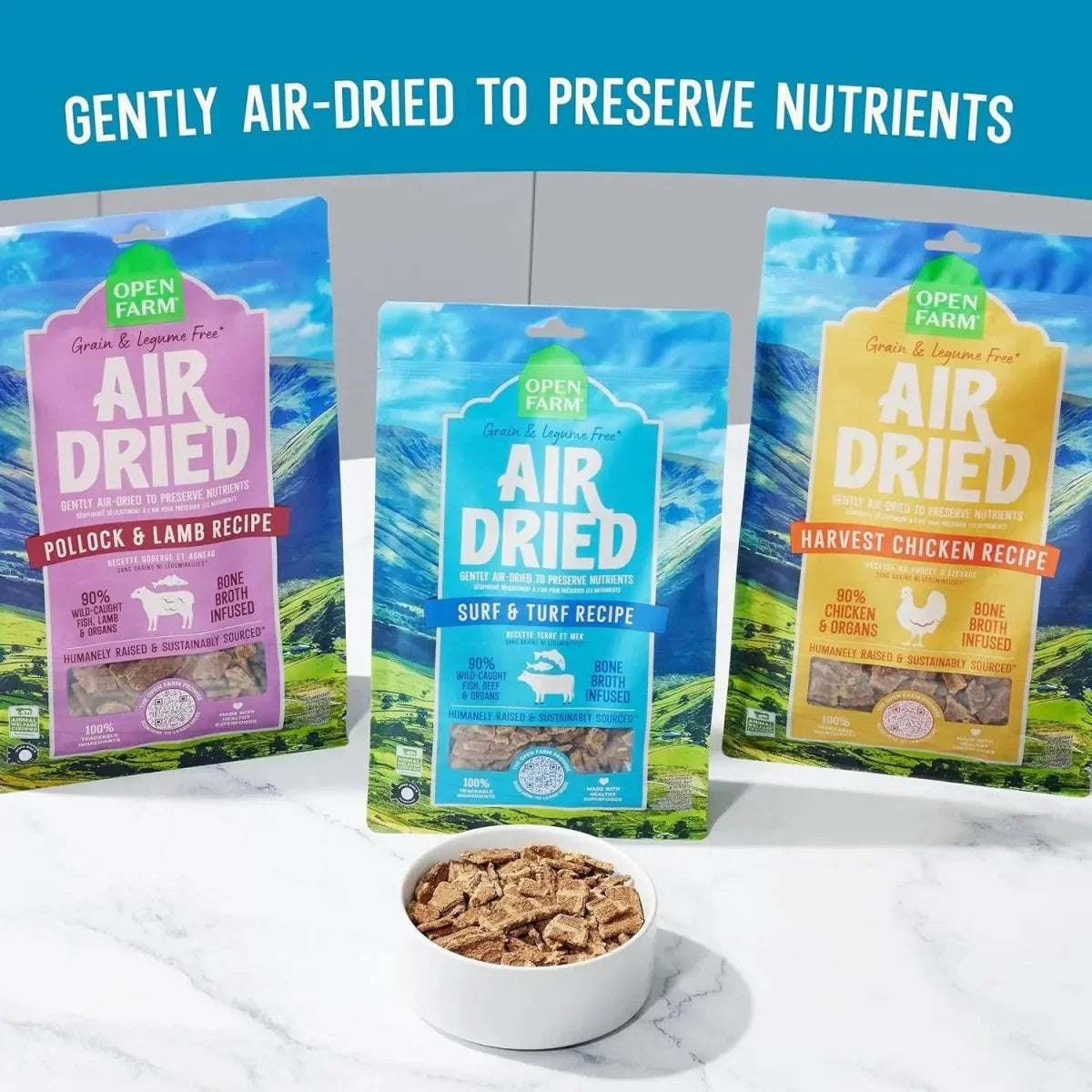 Open Farm Air Dried Surf & Turf Dog Food - Talis Us