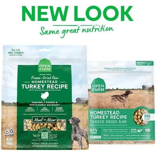 Open Farm Certified Humane Freeze Dried Raw Turkey Recipe for Dogs - Talis Us