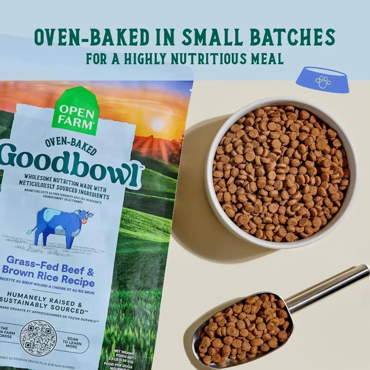 Open Farm GoodBowl Grass - Fed Beef and Brown Rice Dry Dog Food - Talis Us