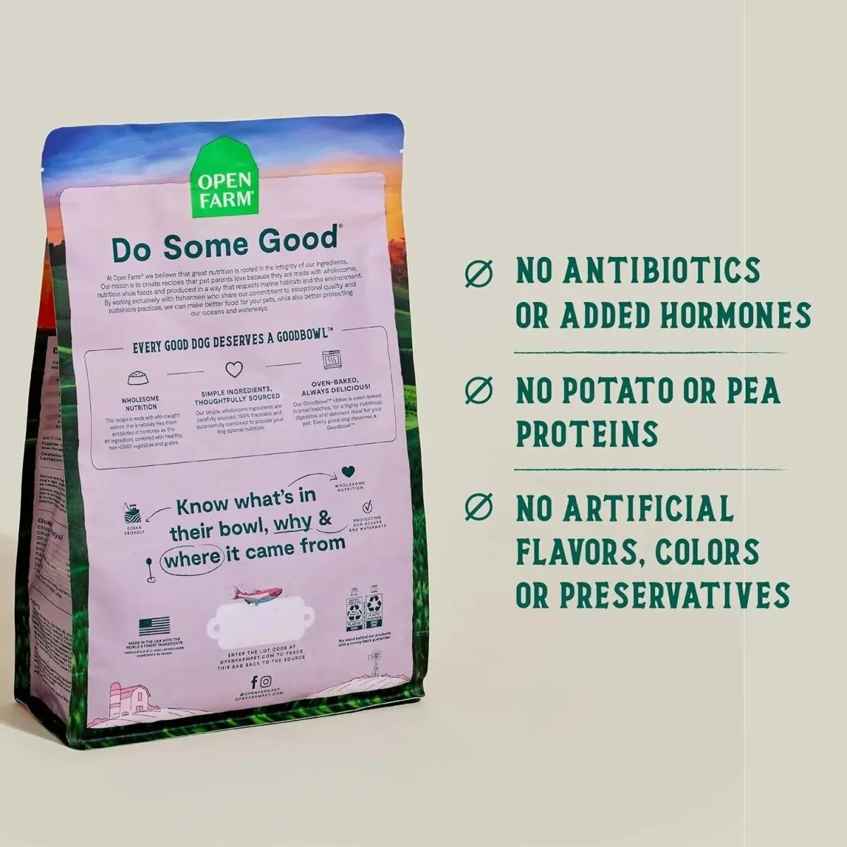 Open Farm GoodBowl Wild - Caught Salmon and Brown Rice Dry Dog Food - Talis Us