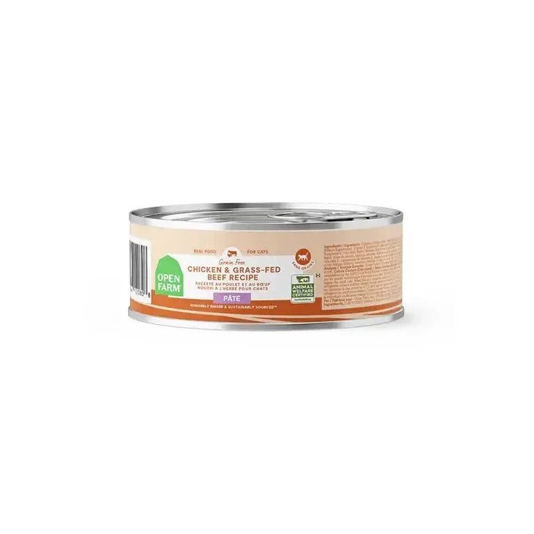 Open Farm Grain Free Chicken & Grass - Fed Beef Wet Cat Food - Talis Us