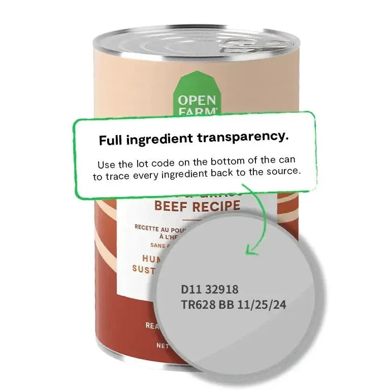 Open Farm Grain Free Chicken & Grass - Fed Beef Wet Dog Food 12 / 12.5 oz - Talis Us