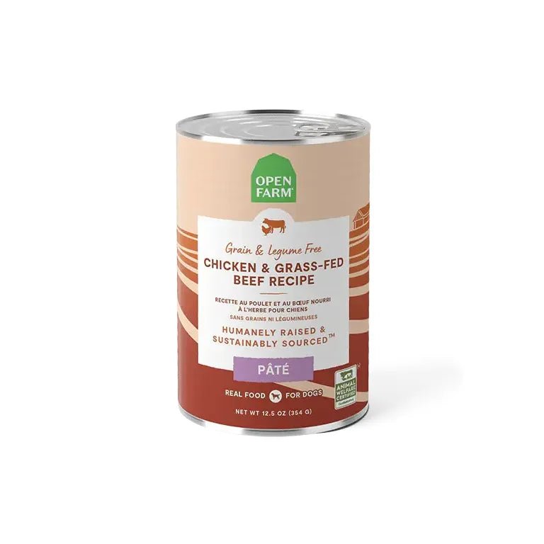 Open Farm Grain Free Chicken & Grass - Fed Beef Wet Dog Food 12 / 12.5 oz - Talis Us