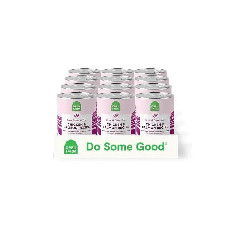 Open Farm Grain Free Chicken & Salmon Wet Dog Food 12 / 12.5 oz - Talis Us