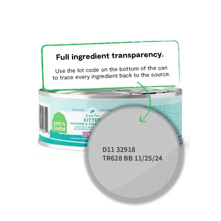 Open Farm Grain Free Kitten Chicken & Salmon Wet Cat Food - Talis Us