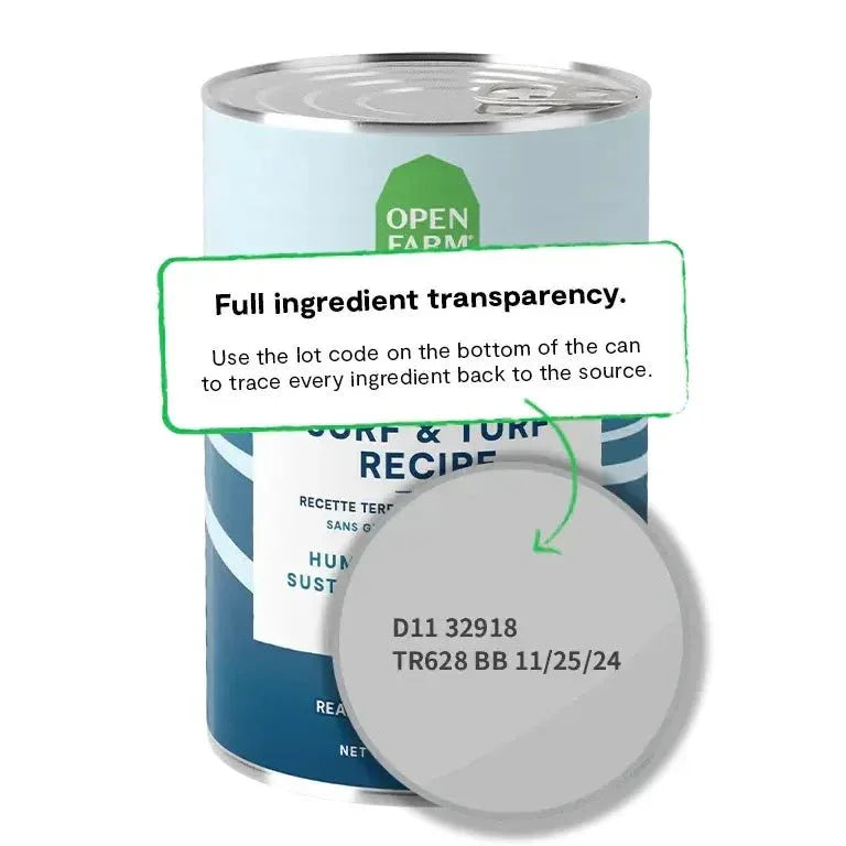 Open Farm Grain Free Surf & Turf Wet Dog Food 12 / 12.5 oz - Talis Us