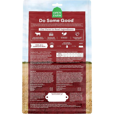 Open Farm Grass Fed Beef Freeze - Dried Raw Patties Dog Food - Talis Us