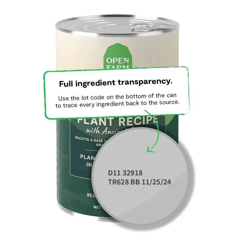 Open Farm Kind Earth Plant Pâté with Ancient Grains Wet Dog Food 12 / 12.5 oz - Talis Us