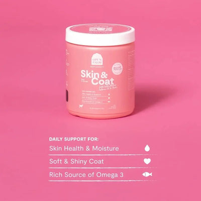 Open Farm Skin & Coat Chews Dog Supplement 90 Count - Talis Us