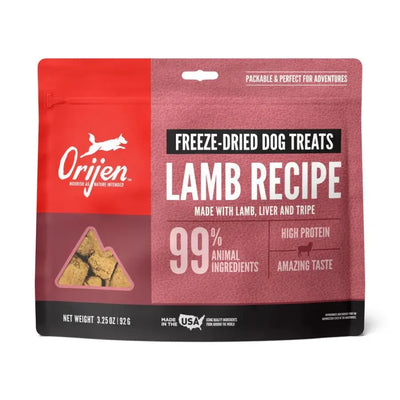ORIJEN Grass - Fed Lamb Grain - Free Freeze - Dried Dog Treats 3.25 oz - Talis Us