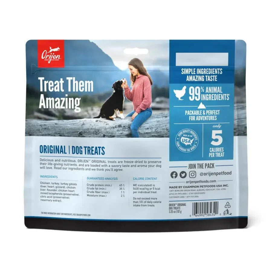 ORIJEN Original Grain - Free Freeze - Dried Dog Treats - Talis Us