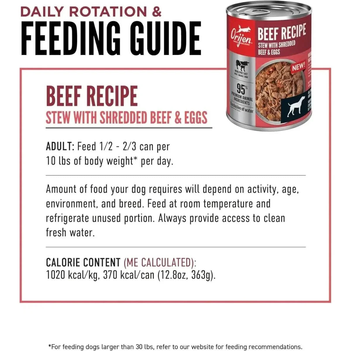 ORIJEN Real Meat Shreds Beef & Eggs Recipe Stew Grain - Free Wet Dog Food 12ea/12.8 oz - Talis Us