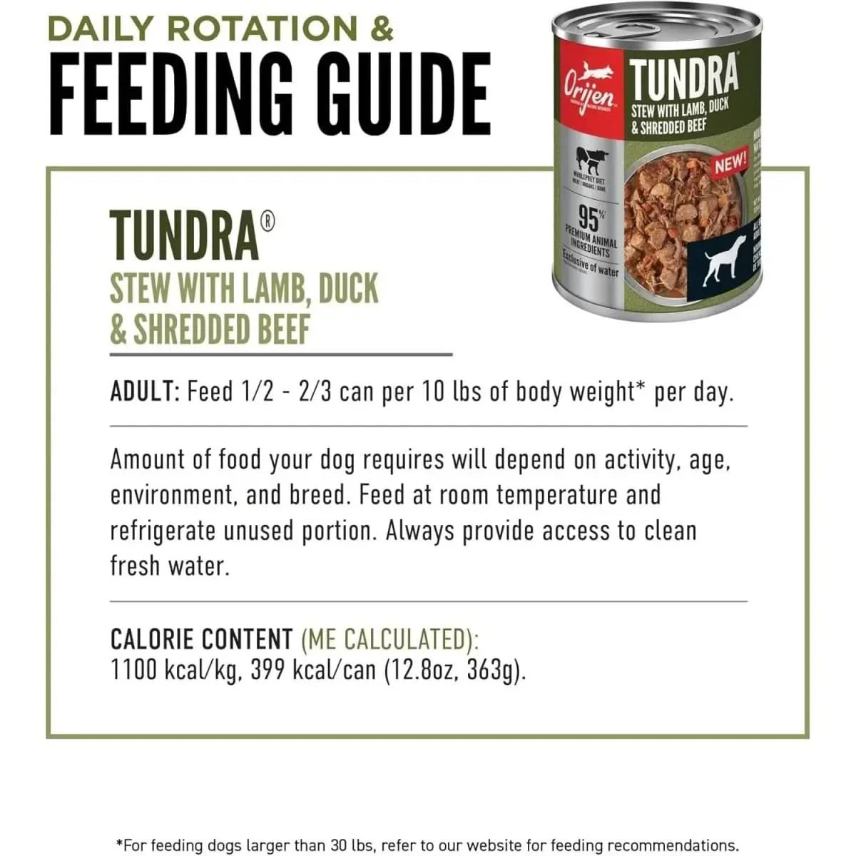 ORIJEN Real Meat Shreds Tundra Stew Grain - Free Wet Dog Food - Talis Us