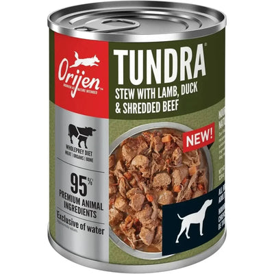 ORIJEN Real Meat Shreds Tundra Stew Grain - Free Wet Dog Food - Talis Us