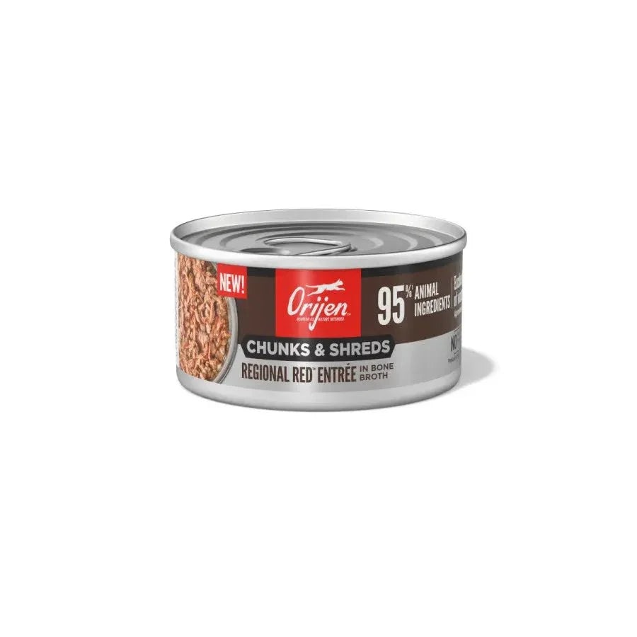 ORIJEN Regional Red Grain - Free Chunks in Gravy & Shreds Wet Cat Food - Talis Us