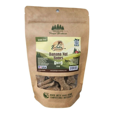 Paws Gourmet Bakery Grain Free Banana Nut Bones Dog Treats - Talis Us