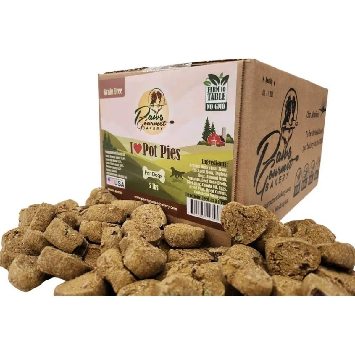Paws Gourmet Bakery Grain Free I Heart Pot Pies Dog Treats - Talis Us