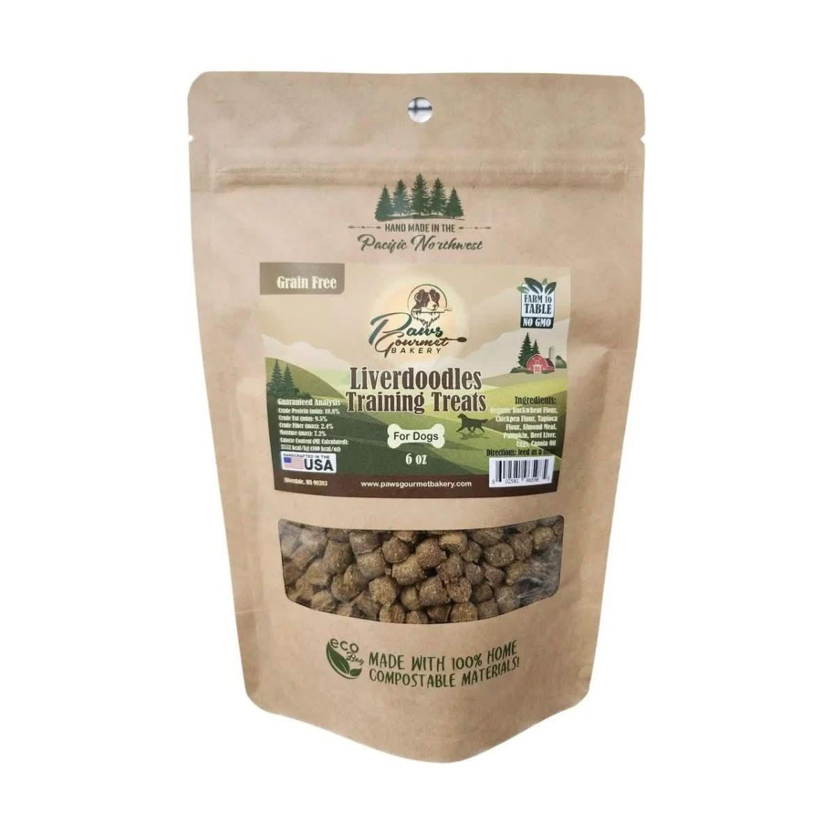 Paws Gourmet Bakery Grain Free Liverdoodle Training Treats - Talis Us