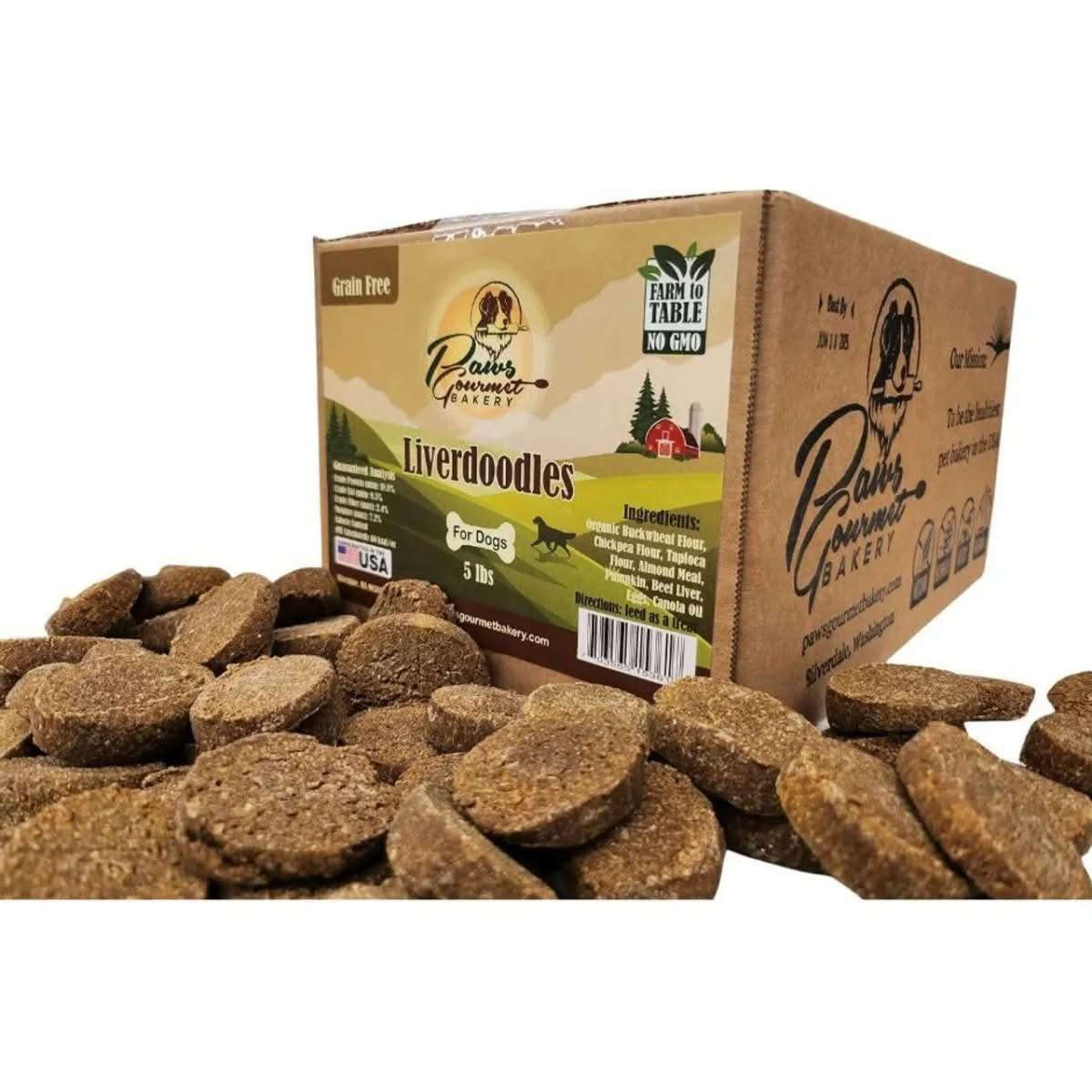 Paws Gourmet Bakery Grain Free Liverdoodles Dog Treats - Talis Us