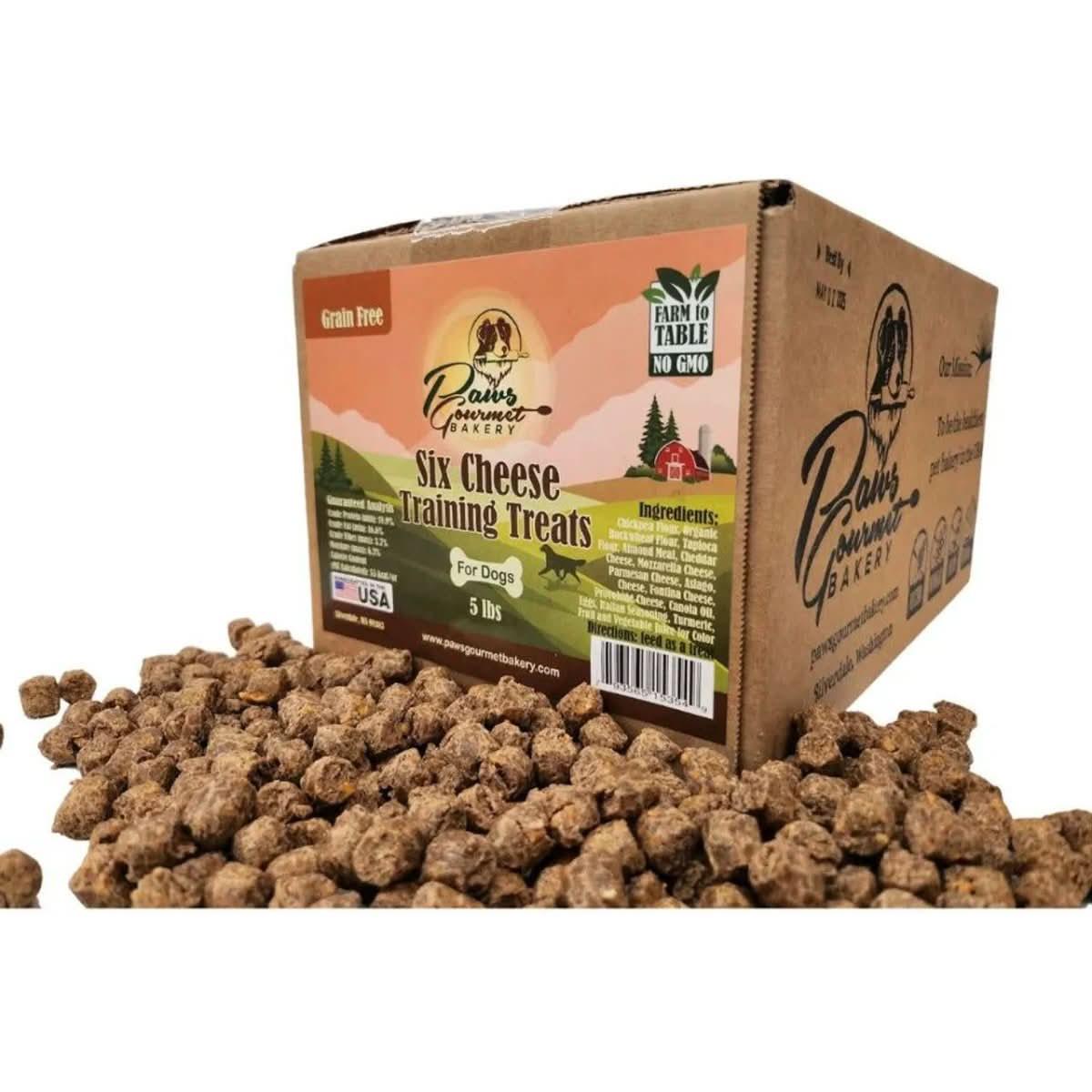 Paws Gourmet Bakery Grain Free Six Cheese Training Treats - Talis Us