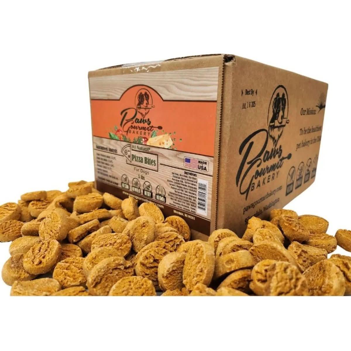 Paws Gourmet Bakery Pizza Bites Dog Treats - Talis Us