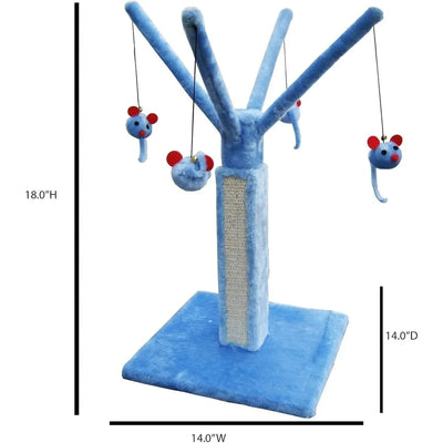 Penn - Plax Cat Life Play Tree with Mouse Toys and Scratching Post - Talis Us