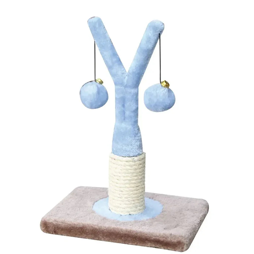 Penn - Plax Cat Life "Y" Shaped Post with 2 Swatting Toys - Talis Us