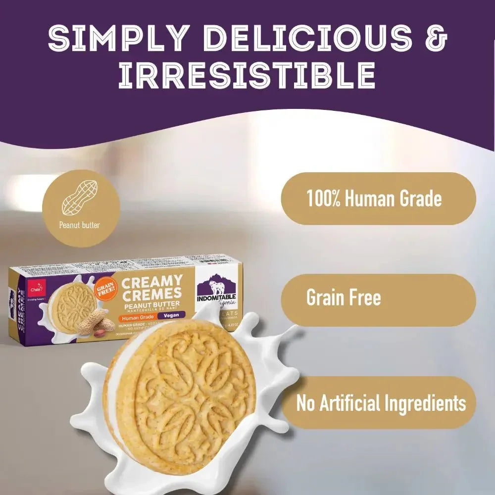 Pet Treatery Dog Biscuits Grain Free Creamy Cremes 4.23 oz./120 gm - Talis Us