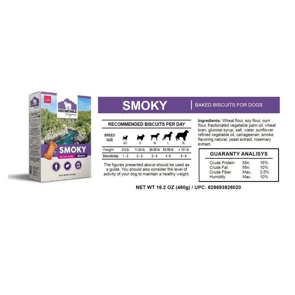 Pet Treatery Indomitable Smoky Grain - Free Everyday Biscuits for Dogs 16.2 oz./460 gm - Talis Us