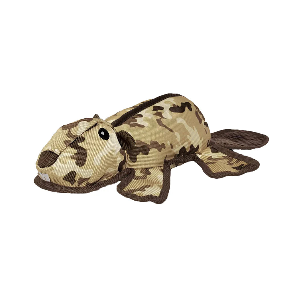 Petlou Camo Critters 16 inch plush dog toy in camo design for outdoor play
