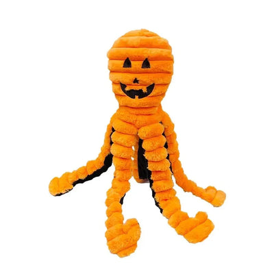 Petlou Halloween King Octopus Squeaky Plush Dog Toy 26" - Talis Us