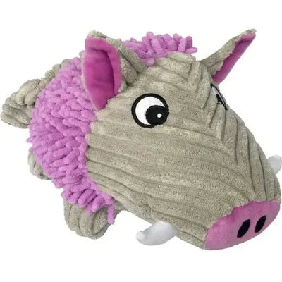 Petlou Pastel Pals Warthog Dog Toys with Squeakers 8" - Talis Us