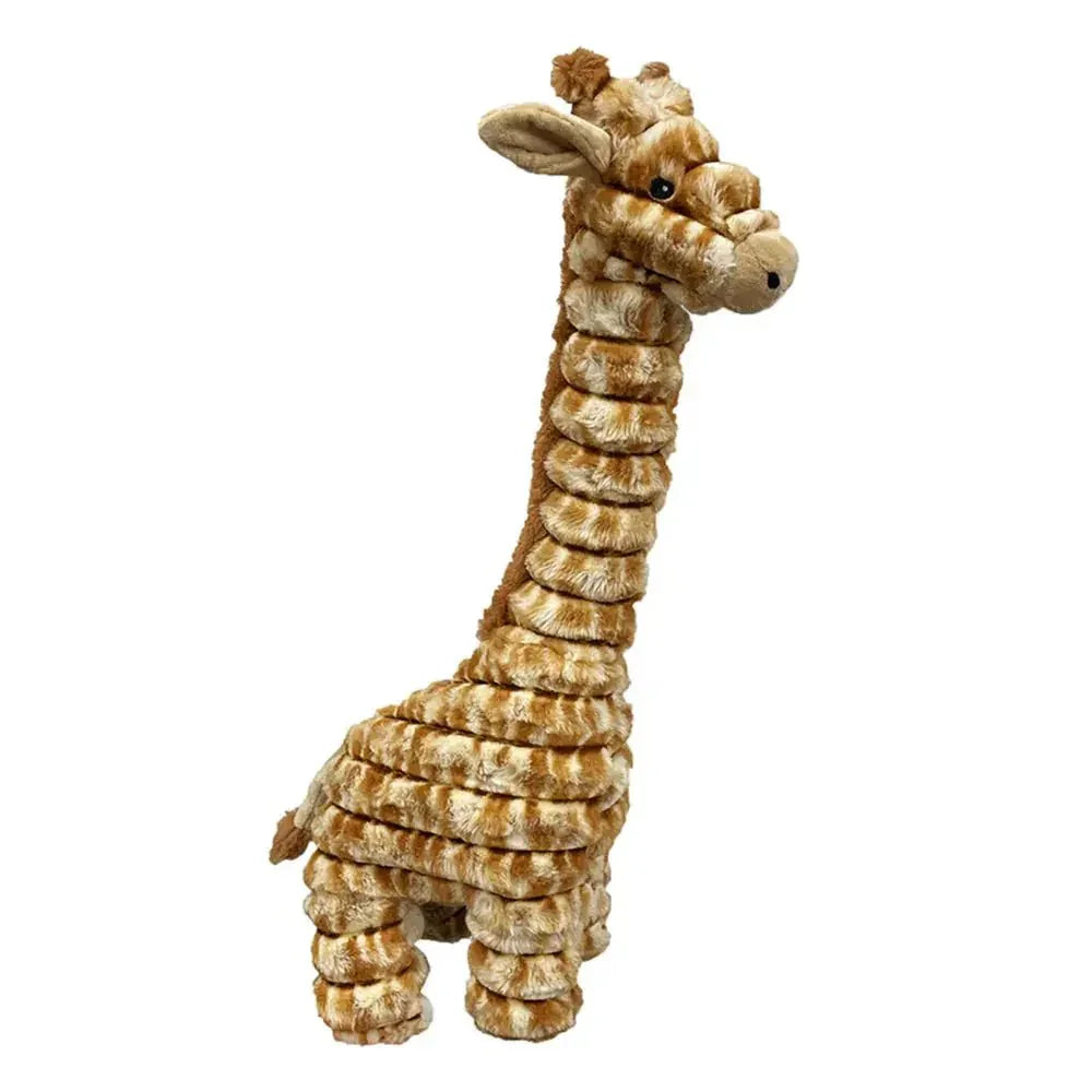 Petlou Zoo Friends Giraffe Squeak Dog Plush Toy - Talis Us