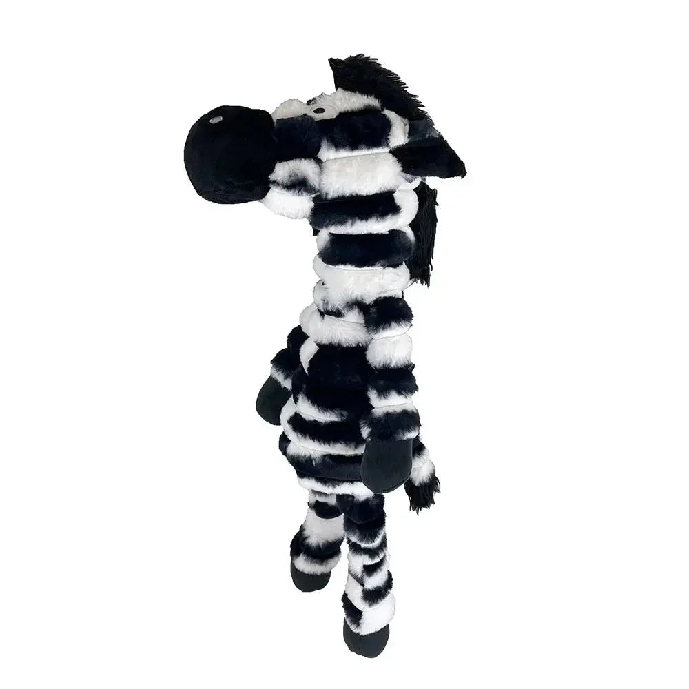 Petlou Zoo Friends Zebra Soft Plush Dog Toys 26" - Talis Us