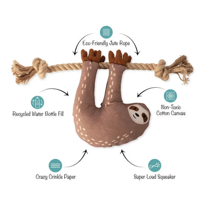 PetShop by Fringe Studio Eat Sleep Repeart Earth Friendly Dog Toy - Talis Us