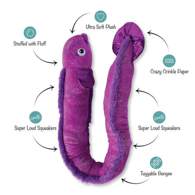 PetShop by Fringe Studio Kind Of A Big Eel Large Plush Dog Toy - Talis Us