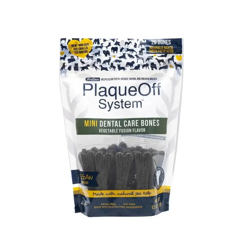 PlaqueOff Dental Care Bones Vegetable Fusion Mini PlaqueOff
