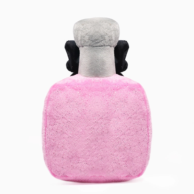 Hugsmart Pet plush perfume dog toy in pink with soft texture and fun design for pets