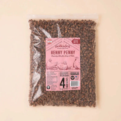 Polkadog Henny Penny Chicken & Cranberry Training Bits Crunchy Dog and Cat Treats - Talis Us