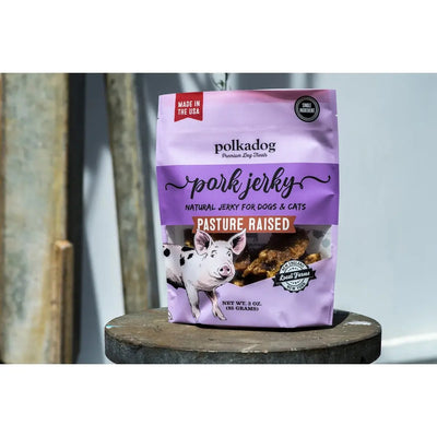 Polkadog Pouch: Pork Jerky Dog Treats - Talis Us