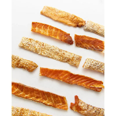 Polkadog Salmon Skin Jerky Dog Treats 3 oz - Talis Us