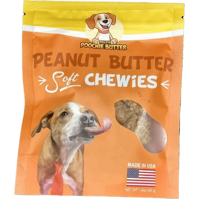 Poochie Butter Baked Dog Treat Soft Chewie Collection 1.5oz - Talis Us