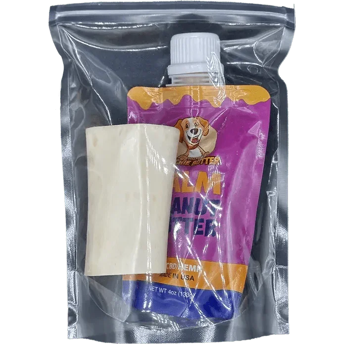 Poochie Butter Calm Pb Squeeze Pack & Marrow Bone Dog Treats - Talis Us