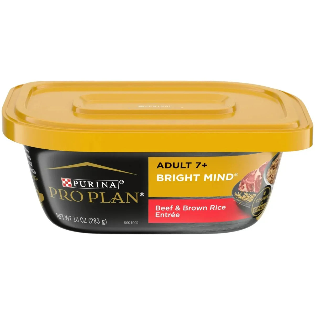 Pro Plan Bright Mind 7+ Beef & Brown Rice Entree Senior Wet Dog Food - Talis Us