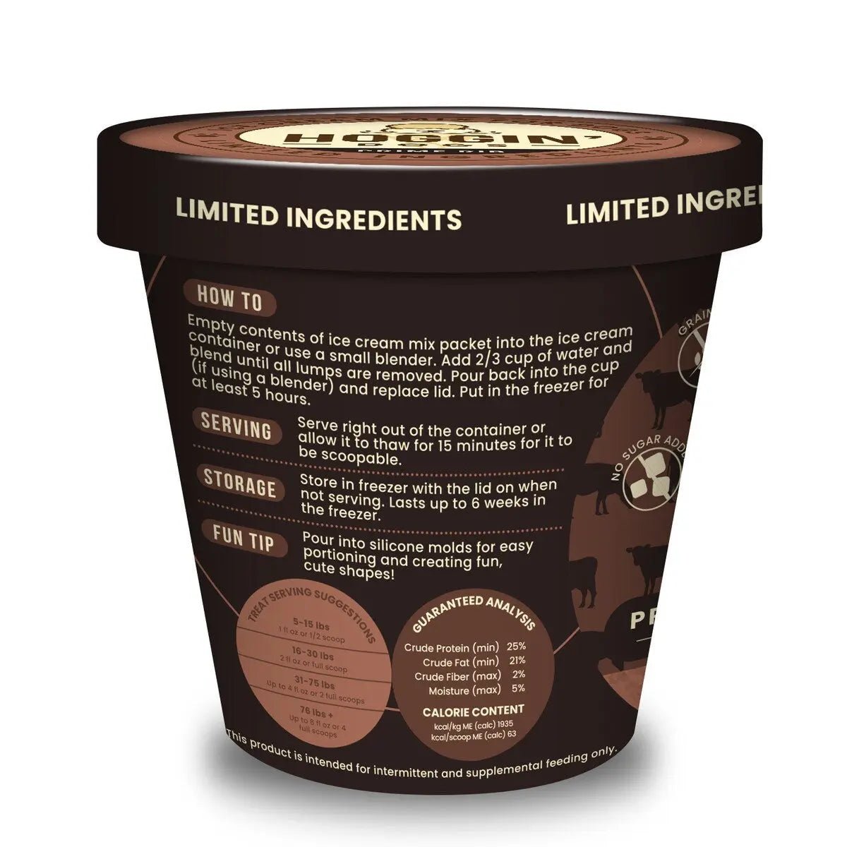 Puppy Cake Hoggin' Dogs Ice Cream Mix 4.65 oz - Talis Us