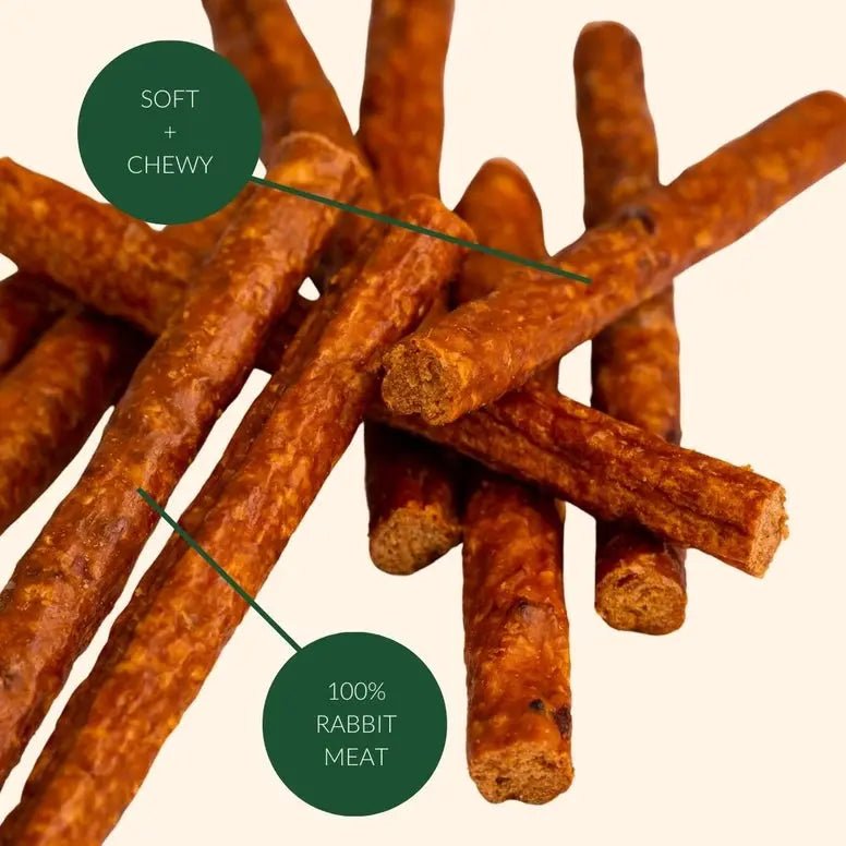 Purposeful Pup Treats Rabbit Sausage Dog Treats 10 Pack - Talis Us