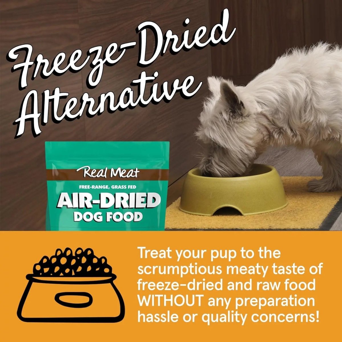 Real Meat Air Dried Cage - Free Turkey Dog Food 10lb - Talis Us