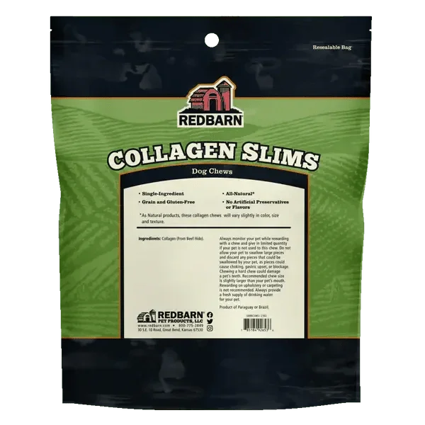 Redbarn Pet Products Collagen Slims Dog Treat 10 oz - Talis Us