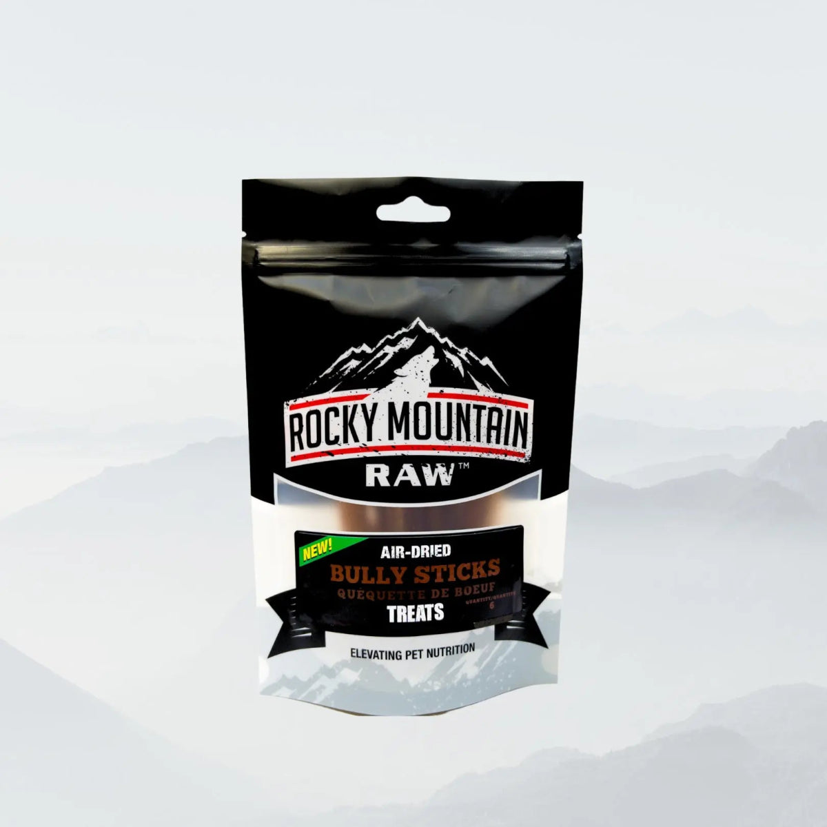 Rocky Mountain Raw Air Dried Bully Sticks Dog Treats 6 Count - Talis Us